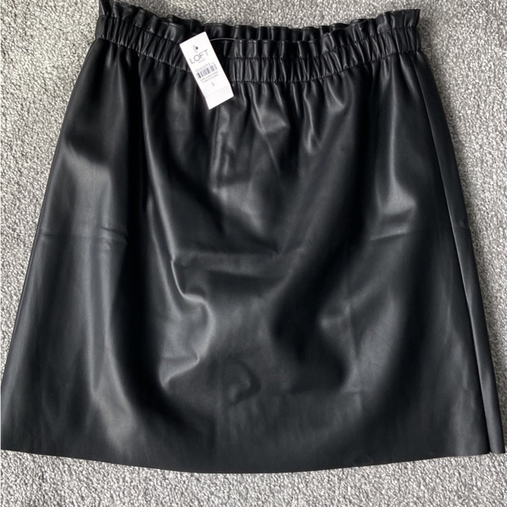 Womens pleather skirt